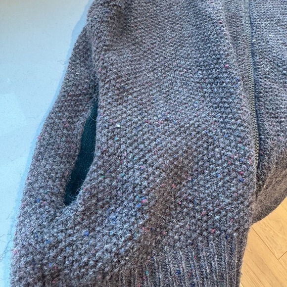 Orvis Wool Zip Sweater Vest Size L Grandpa Core Dark Academia Heritage Chunky - Picture 5 of 9